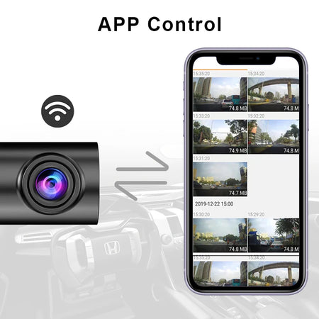 ACCEO 4K Smart Dash Cam &ndash; Front Rear Night Vision Recording