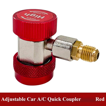 R134A Low High-Pressure Auto Car Quick Connector Refrigerant Coupler Copper Adapter Air Conditioning Connection Accessory by InterCyprus Trading Ltd