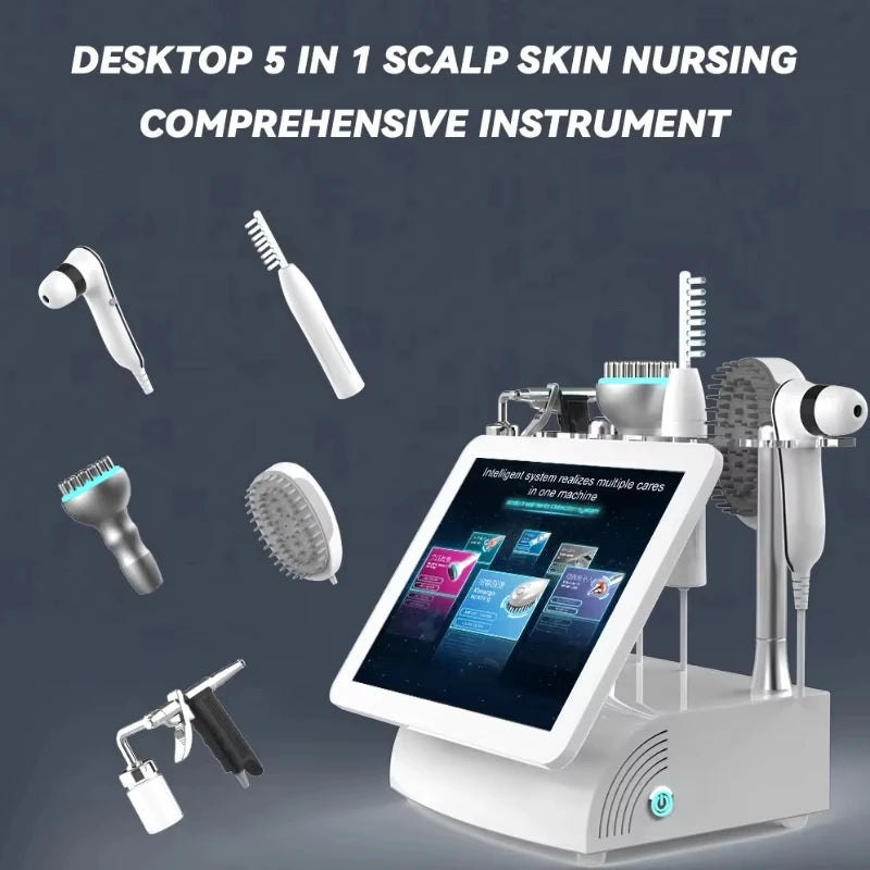 Multifunktionell 15 I 5 I 1 Frekvens Hår Huvudmassageapparat