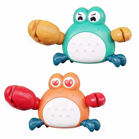 Multifunctional Educational Crab Toy with Music &amp; Lights for Kids Aged 18 Months+