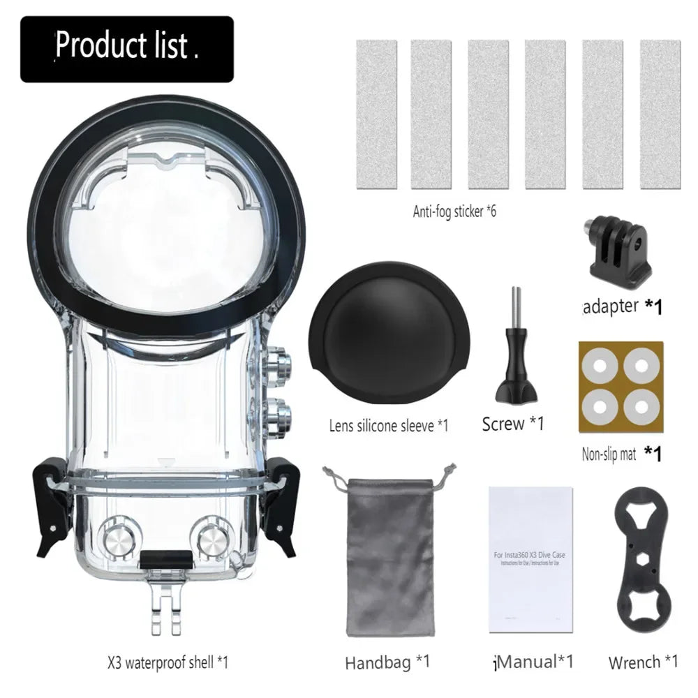 Dive Case Waterproof Housing &ndash; Ultimate Underwater Protection for Insta360 X3