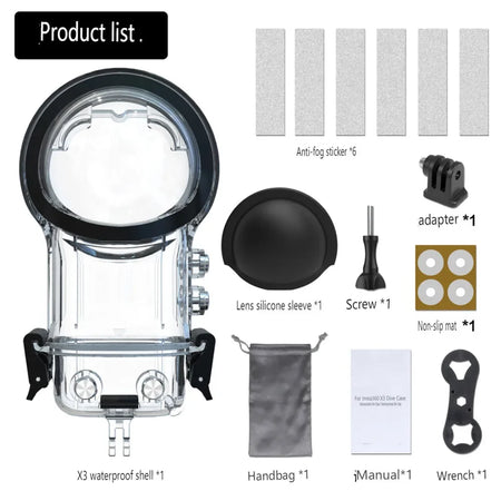 Dive Case Waterproof Housing &ndash; Ultimate Underwater Protection for Insta360 X3