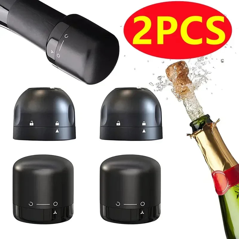 2/1PCS Vacuum Wine Bottle Stopper &ndash; Efficient Sealed Storage