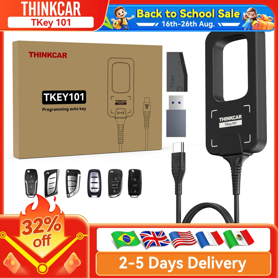 Programmatore di chiavi auto Thinkcar Tkey101 con lettura e scrittura di chip