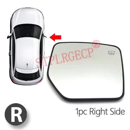 For Jeep Compass Patriot 2011-2017 LH RH Driver Rear View Side Mirror Lens Door Wing Mirrors Glass with Heating by InterCyprus Trading Ltd