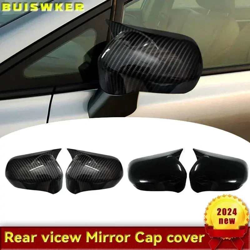 Fit For Honda Civic 8th 2005-2010 Car Side Wing Mirror Rearview Mirror Cover Trim Rear View Cap Replacement Shell Housing by InterCyprus Trading Ltd