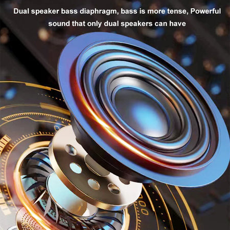 Alloyseed Portable Karaoke Boombox &ndash; Dual Mic Wireless