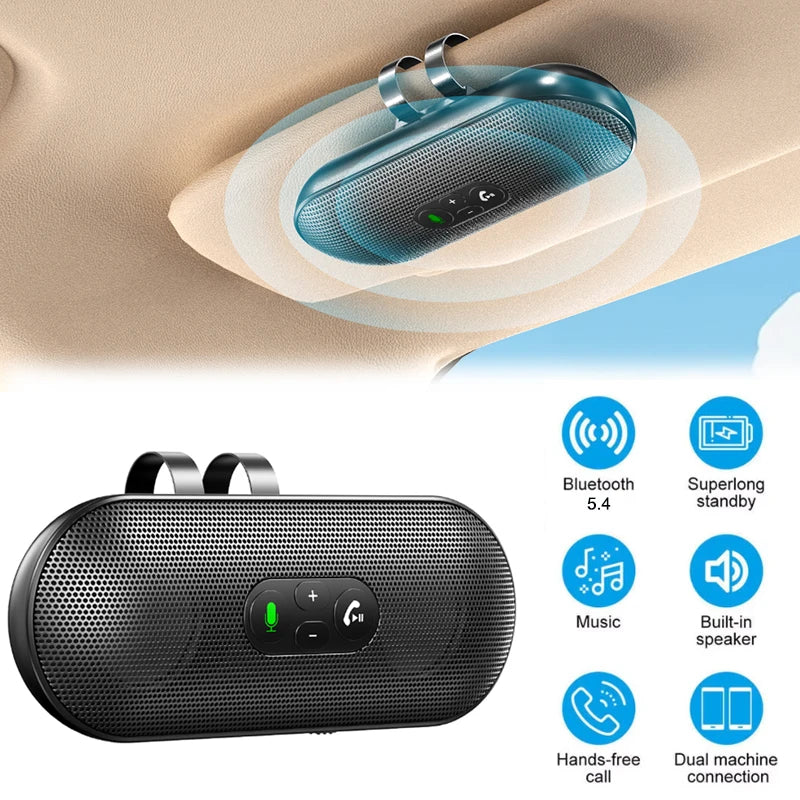 Ηχείο αυτοκινήτου Bluetooth 5.4 για σκιάδιο, με ανοιχτή ακρόαση και φωνητικό βοηθό