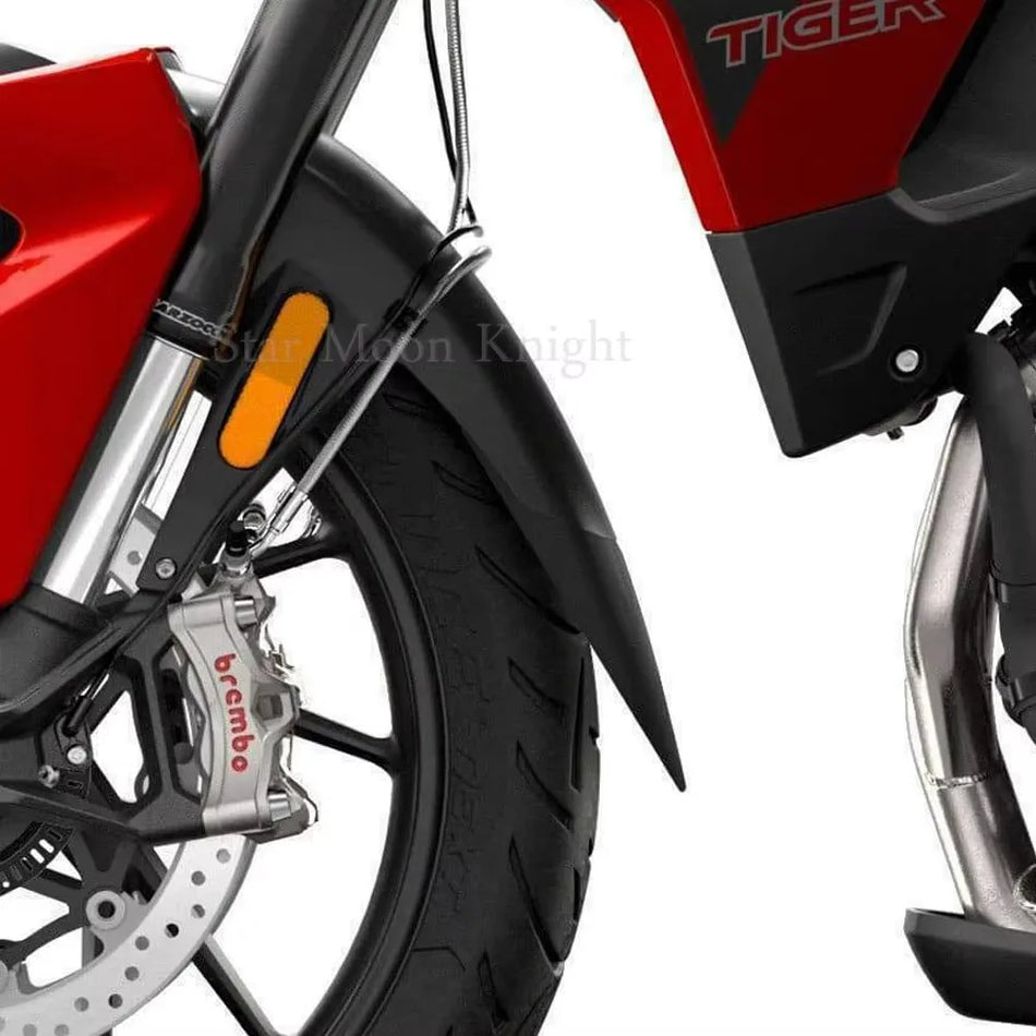 Triumph Tiger 900 GT Pro 2020 Přední blatník prodloužení s samolepicí zadní stranou, ochrana proti stříkající vodě