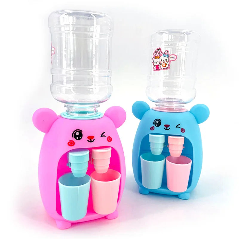 Mini Dual Water Dispenser Toy for Kids - Fun Pink &amp; Blue Kitchen Play