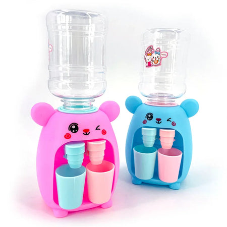 Mini Dual Water Dispenser Toy for Kids - Fun Pink &amp; Blue Kitchen Play