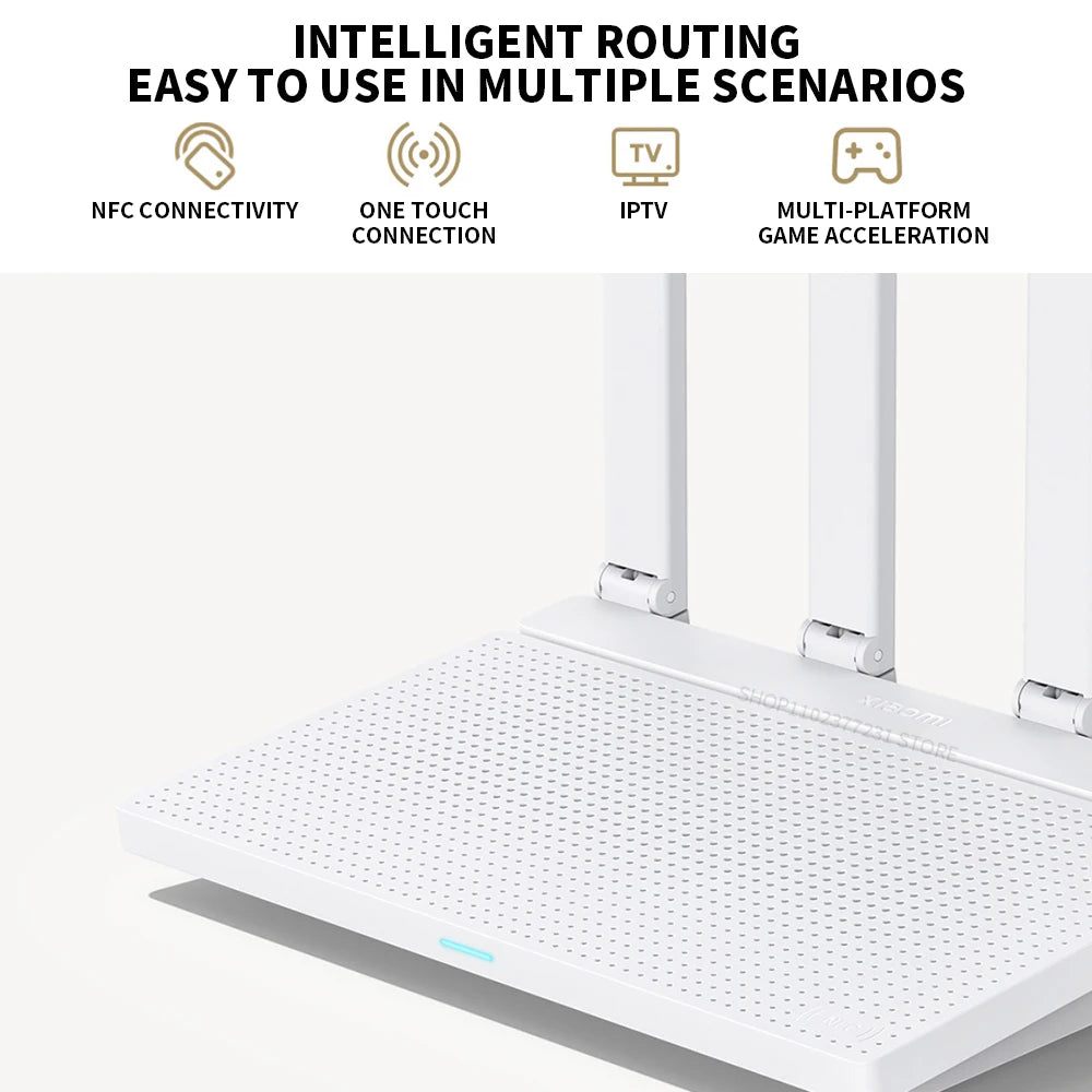 Xiaomi Router AX3000T IPTV Mesh Gigabit Ports Gaming Accelerator