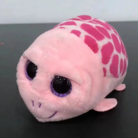 Ty Beanie Boos Plush Animal Collection - Dog, Koala, Leopard, Tiger, Dragon Purple Turtle / 15cm