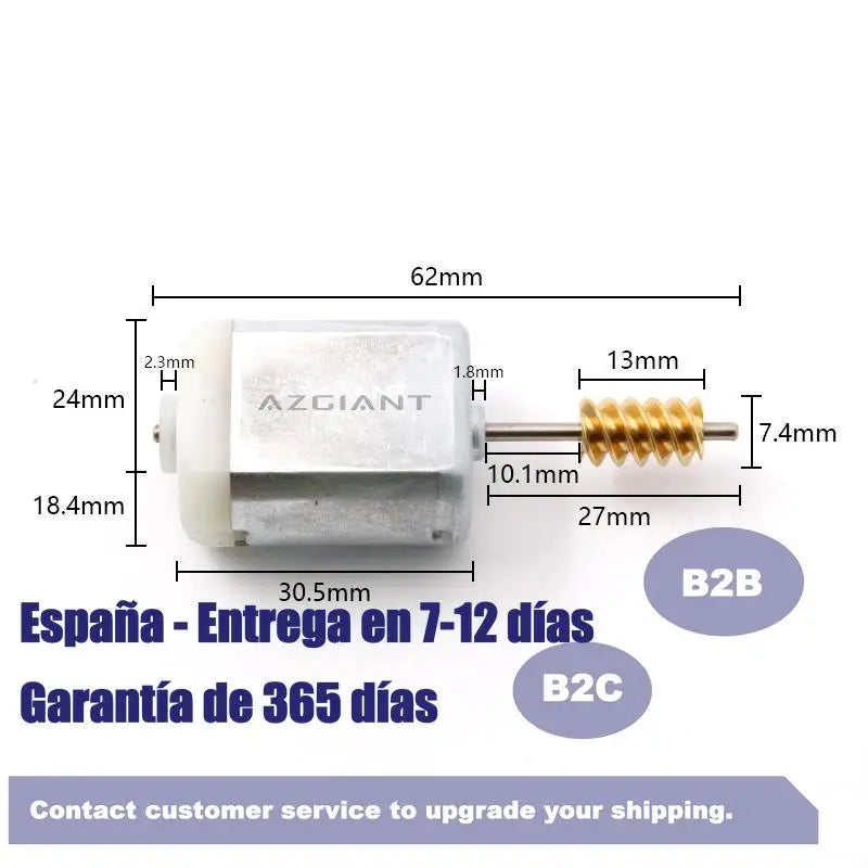 Aktuator za zaklepanje vrat, srednji motor za Hyundai Santa Fe, sprednja in zadnja, kovinska, 12V DC