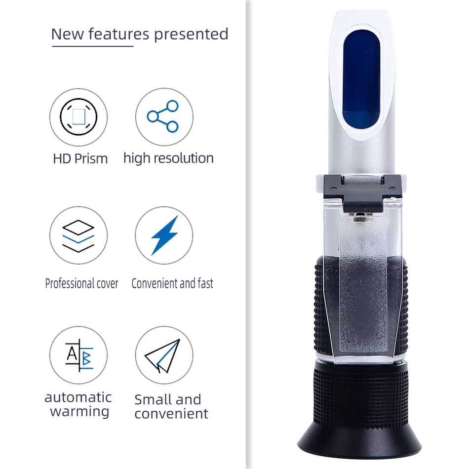 Handheld Honey Refractometer &ndash; Accurate Brix Measurement Up to 80%