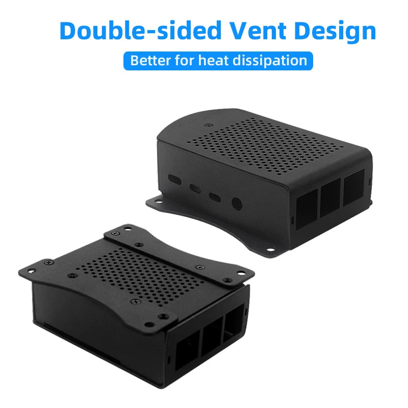 Raspberry Pi 4 Aluminum Alloy Case &ndash; Enhanced Cooling Support