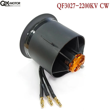 QX-MOTOR 70mm EDF Ducted Fan QF3027 QF2822 QF2827 &ndash; Strong 2200KV EDF CW / CHINA