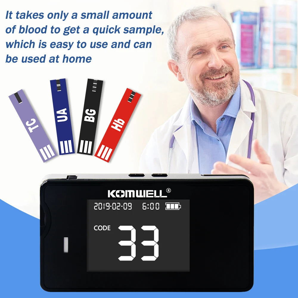 Medical Multi-Function Meter 4 in 1 &ndash; Comprehensive Health Monitoring