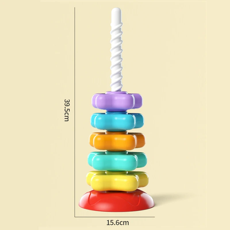 Rainbow Nesting Stacking Toy &ndash; Multi-Sensory Montessori Fun