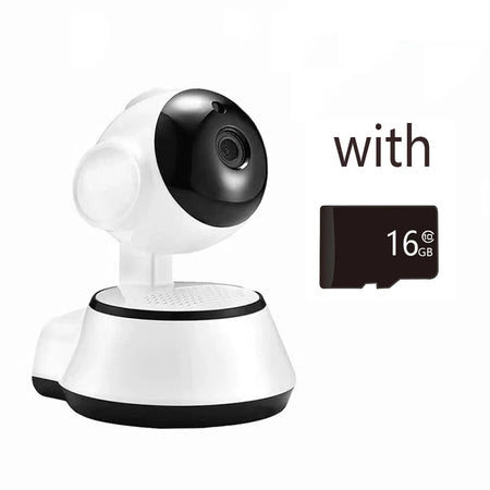 V380 Pro IP Camera &ndash; Smart HD Wireless Auto Human Tracking 1080P add 16G / EU Plug