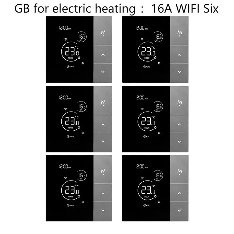 YJ508 Smart WiFi Touchscreen Thermostat with Voice Control 508 GB 16A WIFI Six / CHINA