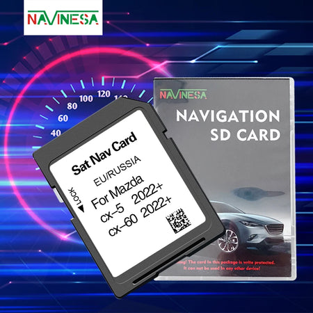 Mazda CX-5 CX-60 2022 Map Card &ndash; EU Russia Maps Updated 32GB-for CX5 CX60
