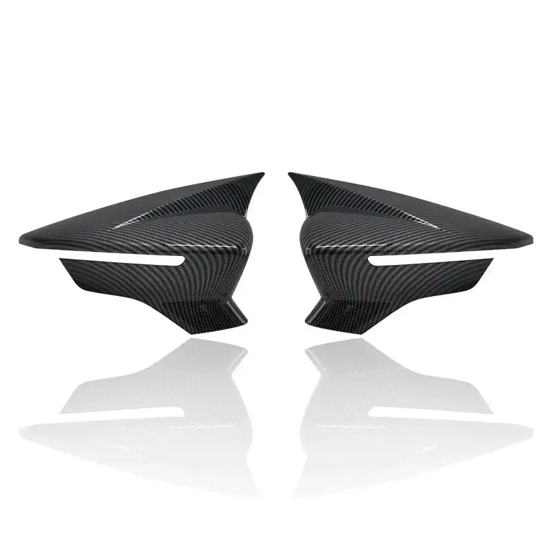 2Pcs Car Side Mirror Cover Caps for SEAT Leon Mk3 5F Cupra Carbon Fiber