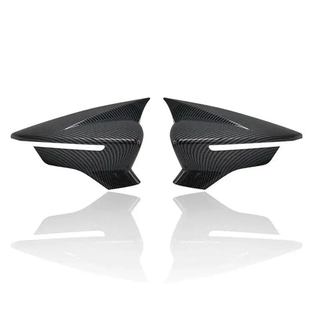 2Pcs Car Side Mirror Cover Caps for SEAT Leon Mk3 5F Cupra Carbon Fiber