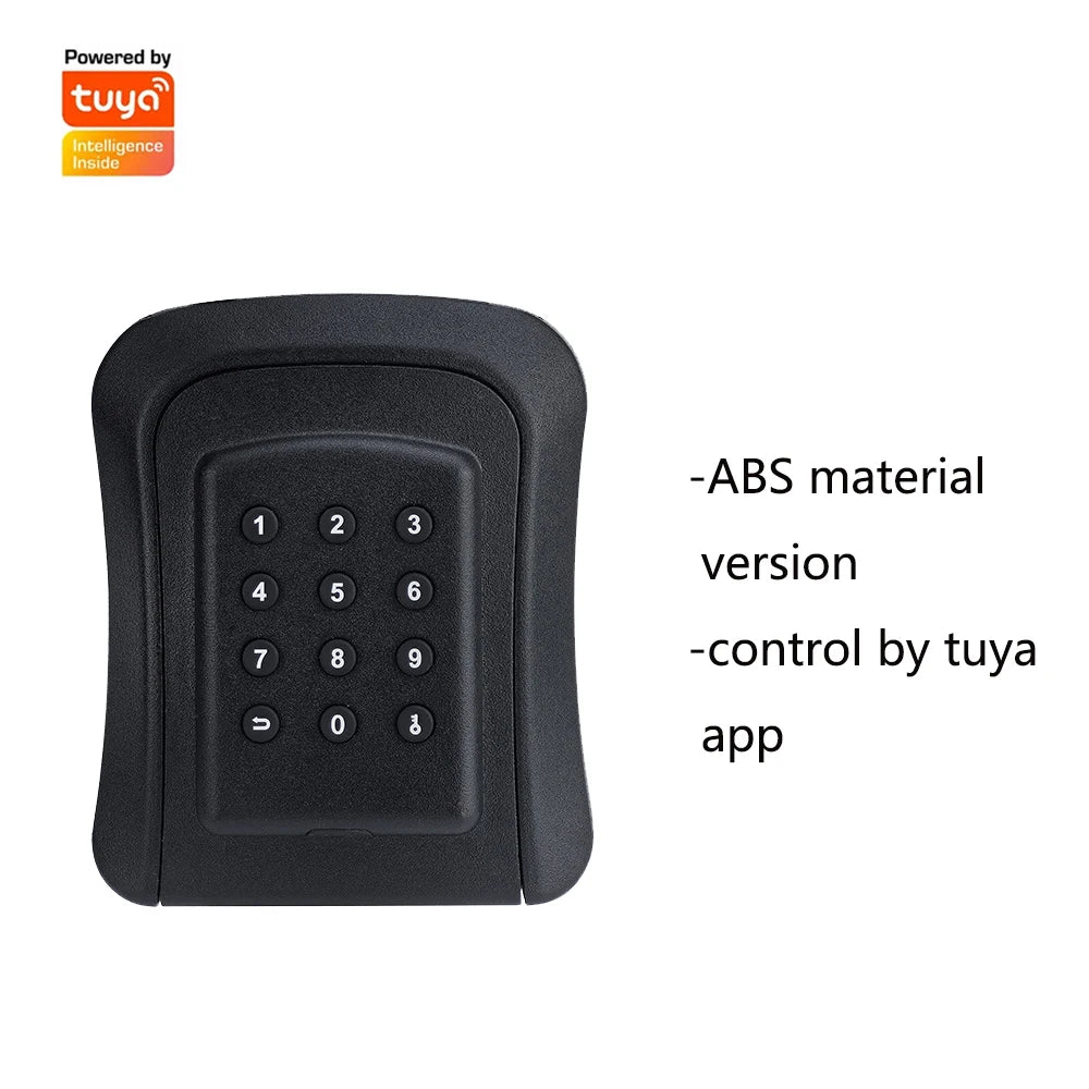 Tuya TTLock APP Key Box &ndash; IP65 Waterproof and App Unlock ABS tuya No hooks / CHINA