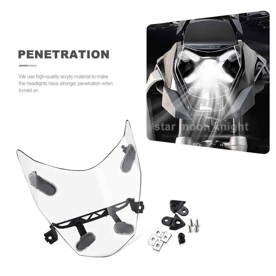 BMW R1300GS zaščita žarometov za motocikel, izdelana iz trpežne plastične zaščite, enostavna namestitev