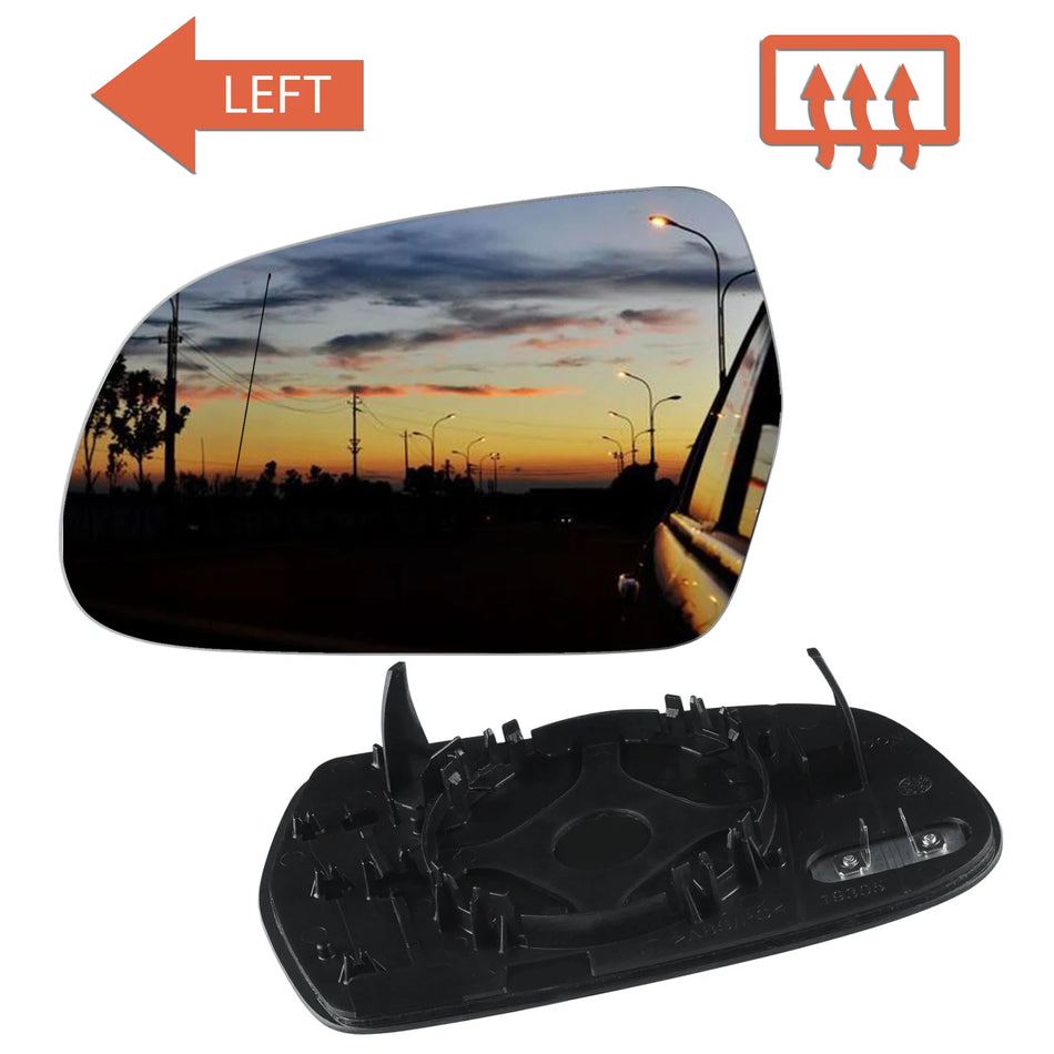 Linker verwarmde convexe spiegelglas voor Audi A3 A4 A5 B8 8P 8K 8T