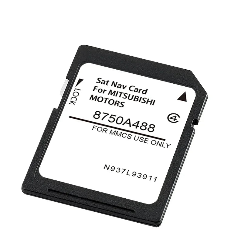 2021 Maps MMCS SD Card Europe UK Mitsubishi L200 - New Maps