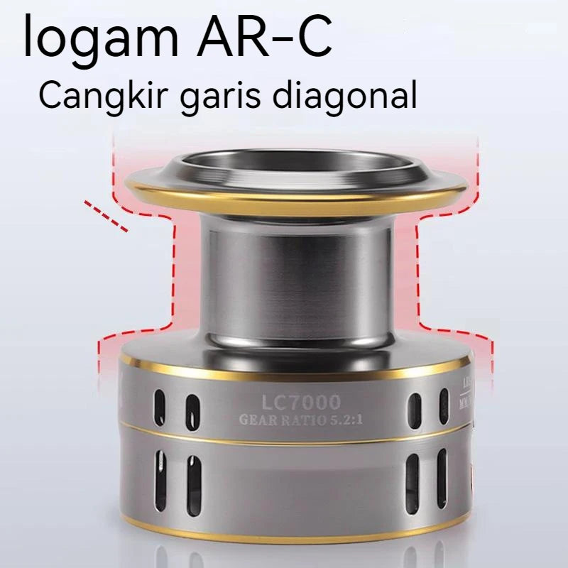 High-Speed Spinning Fishing Reel - 30KG Max Drag, 5.2:1 Gear Ratio