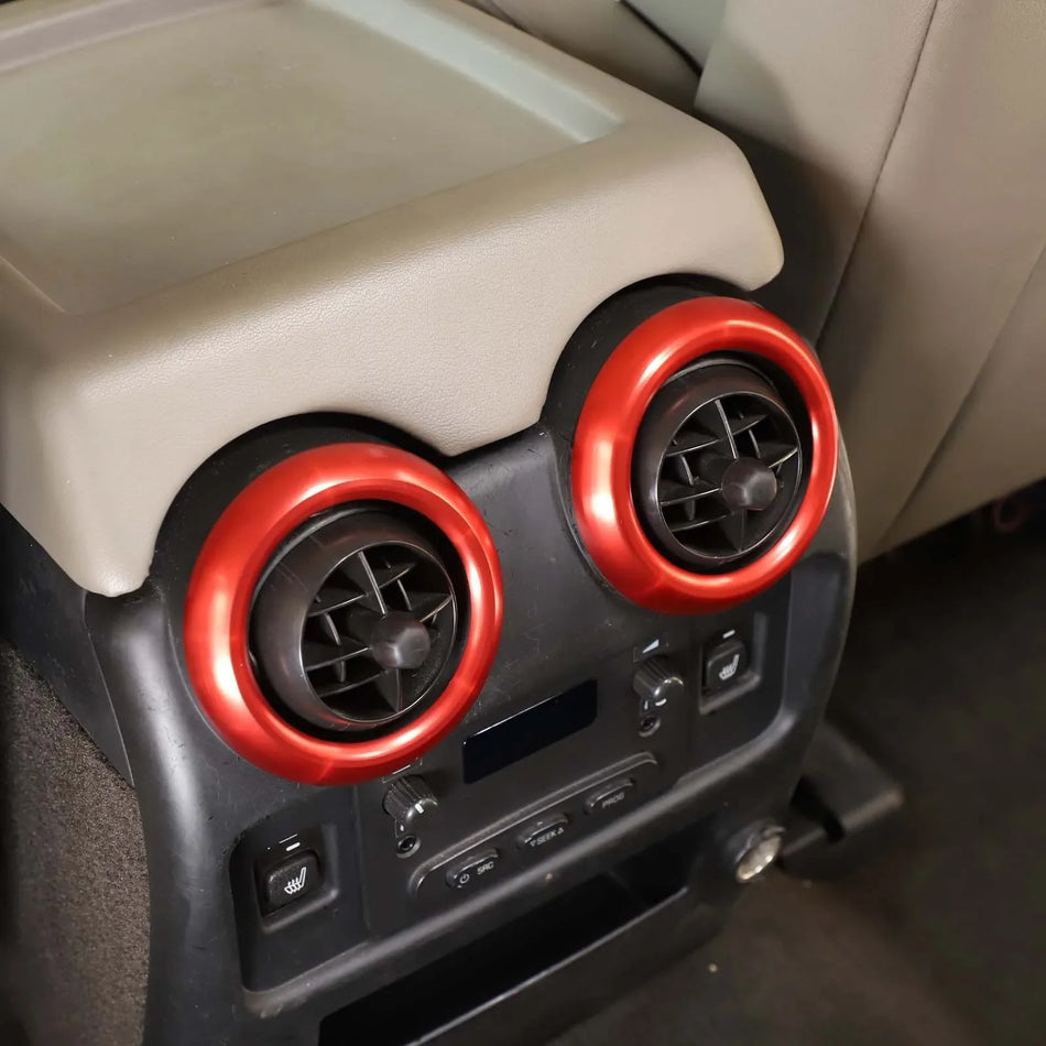 2 τεμ. δαχτυλίδι διακόσμησης εξατμισής Hummer H2 από κράμα αλουμινίου