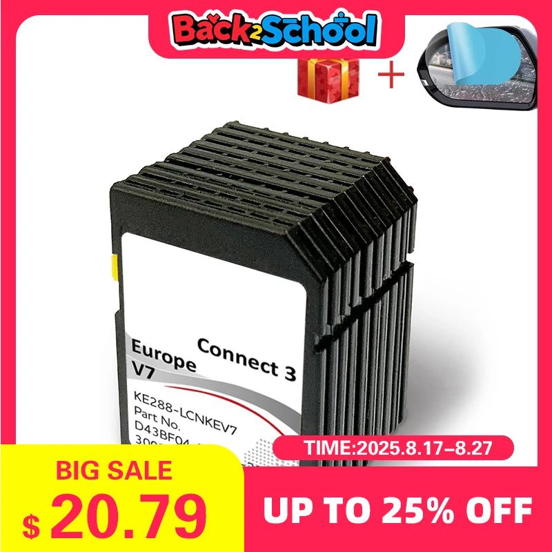 C3V6 SD Card for Nissan Connect 3 V7 &ndash; High Speed Boost