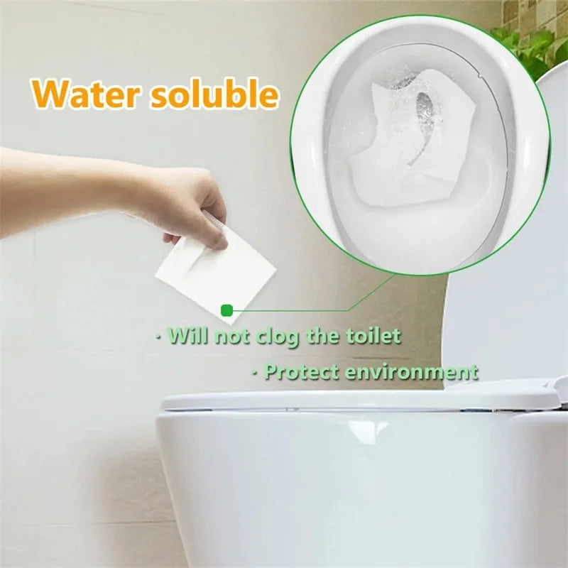 50pcs Non-Woven Disposable Toilet Seat Covers
