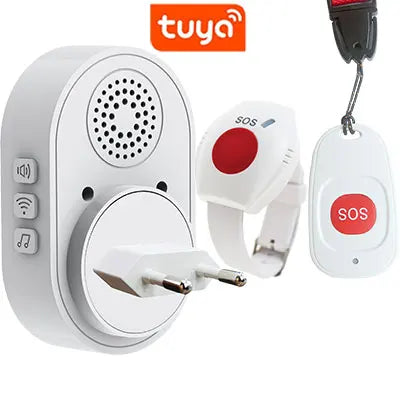 Topvico Tuya Panic Button WIFI &ndash; Senior Fall Alerts EU Plug