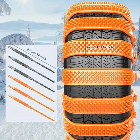1pc Universal Traction Tire Chains Snow &ndash; Universal Fit