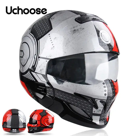 Scorpion Detachable Multi-purpose Full Face Helmet - Predator Design 16 / XXL