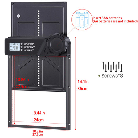Automatic Chicken Coop Door &ndash; Intelligent Auto Timer Large Version1
