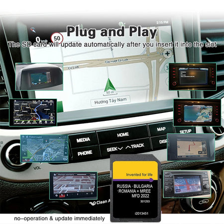 MFD 2022 East EU Sat Nav SD Card &ndash; East Europe Map Pack