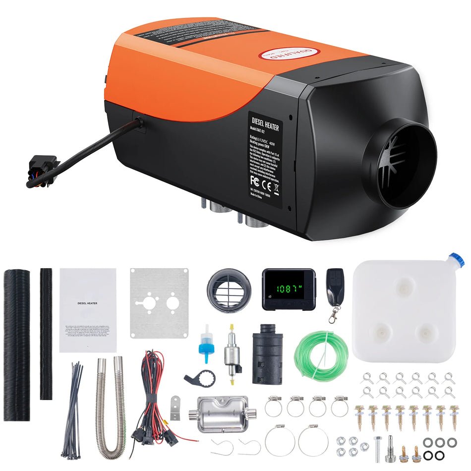 2 5 8KW Diesel Car Heater 12V Remote Silencer