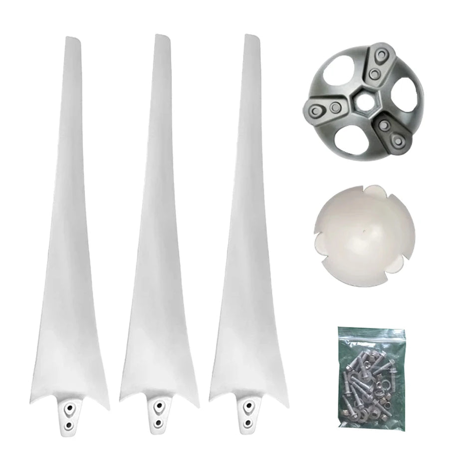 Horisontella Vindkraftverksblad 550mm Nylon Fabriksförsäljning
