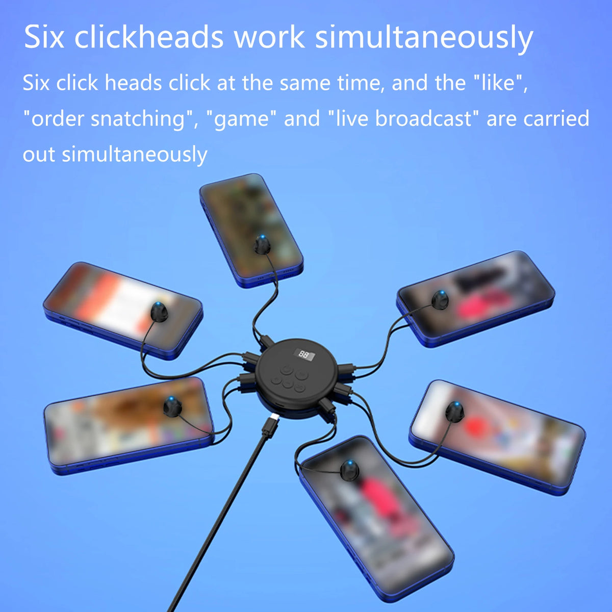 Serenable Phone Auto Clicker for Games and Live Broadcasts