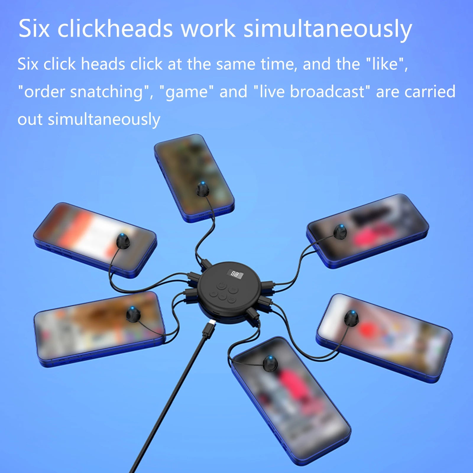 Serenable Phone Auto Clicker for Games and Live Broadcasts