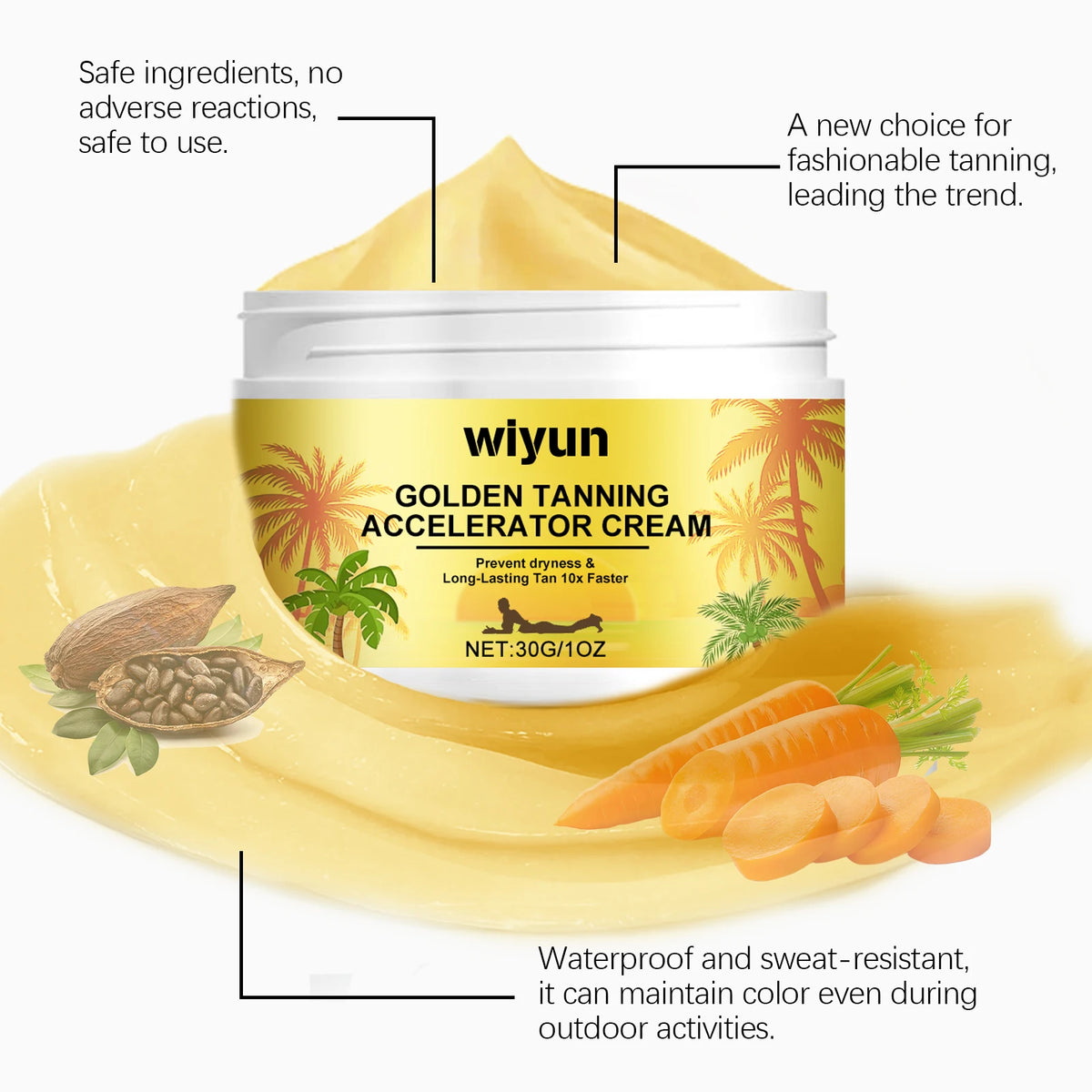 WIYUN Tanning Accelerator Intensive Brown &ndash; Deep Hydrating Tan Boosting