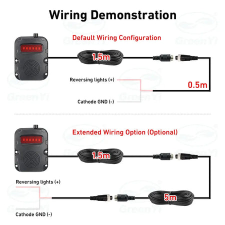Truck BSD Blind Spot & Back-up Alarm Speaker 110dB Waterproof Heavy Duty Buzzer Reverse Warning Siren for Trucks Vehicles by InterCyprus Trading Ltd
