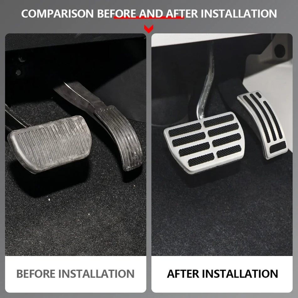 Накладки на педали Ora Funky Cat из нержавеющей стали, набор из 2 штук для AT газа и тормоза