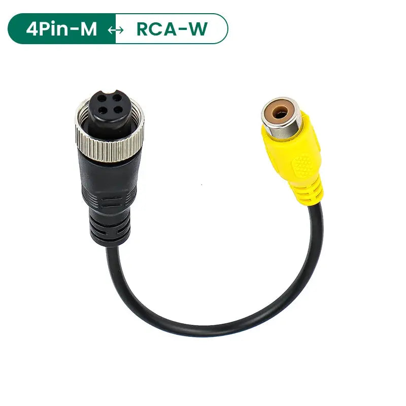 4 Pin Aviation To Rca Av Dc Male Female Video Power Adapter Cable by InterCyprus Trading Ltd