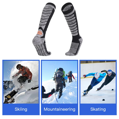 Long Ski Socks &ndash; Premium Knit For Warmth And Comfort